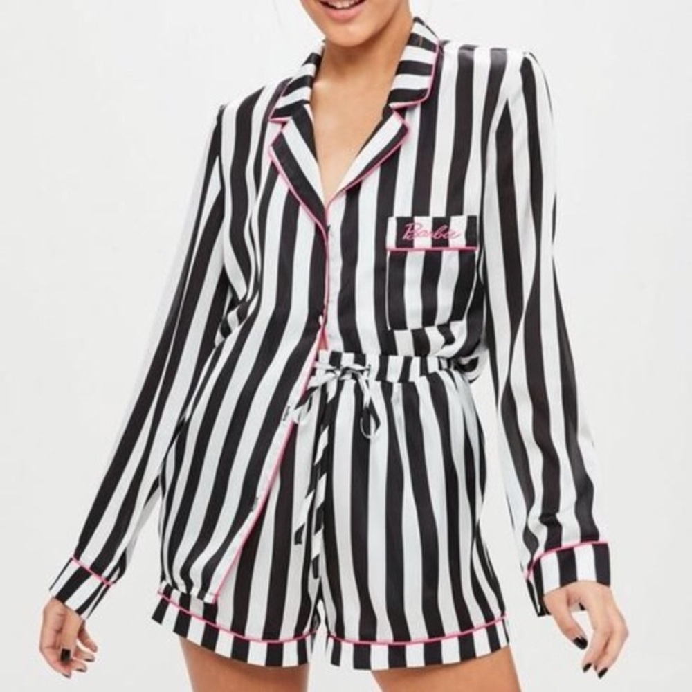 Missguided Barbie Pajama Set